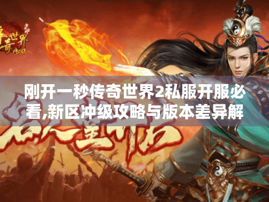 刚开一秒传奇世界2私服开服必看,新区冲级攻略与版本差异解析