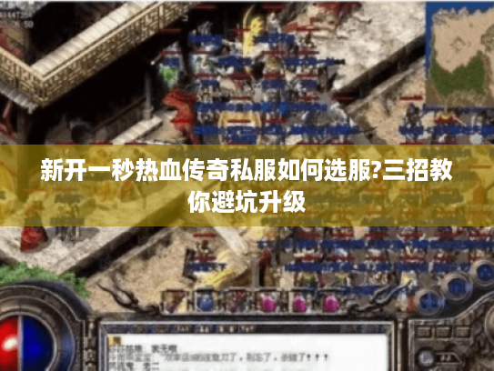 新开一秒热血传奇私服如何选服?三招教你避坑升级