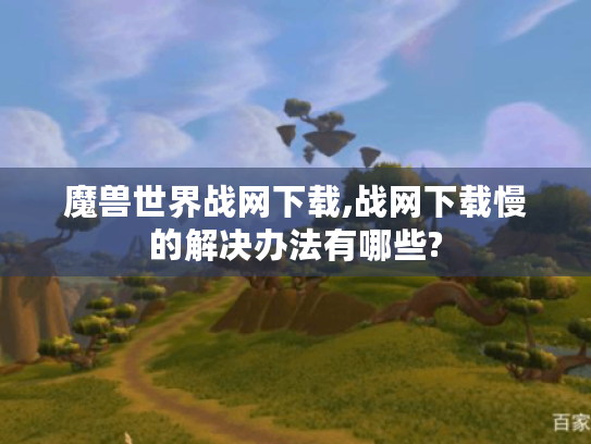 魔兽世界战网下载,战网下载慢的解决办法有哪些?