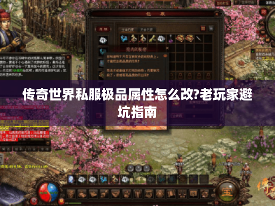 传奇世界私服极品属性怎么改?老玩家避坑指南 传奇世界私服极品属性怎么改?老玩家避坑指南