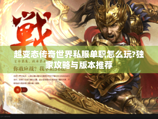 超变态传奇世界私服单职怎么玩?独家攻略与版本推荐 超变态传奇世界私服单职怎么玩?独家攻略与版本推荐