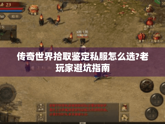 传奇世界拾取鉴定私服怎么选?老玩家避坑指南 传奇世界拾取鉴定私服怎么选?老玩家避坑指南