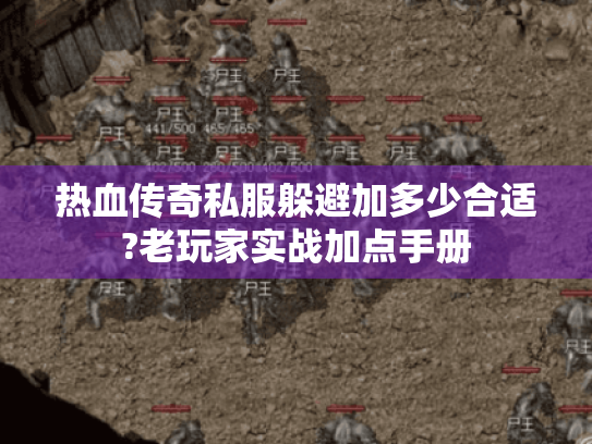 热血传奇私服躲避加多少合适?老玩家实战加点手册 热血传奇私服躲避加多少合适?老玩家实战加点手册
