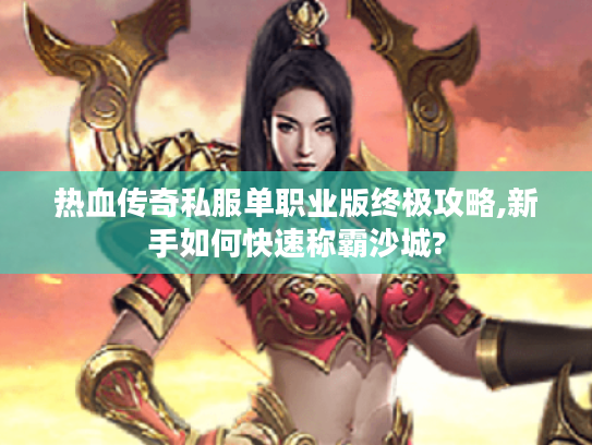热血传奇私服单职业版终极攻略,新手如何快速称霸沙城? 热血传奇私服单职业版终极攻略,新手如何快速称霸沙城?