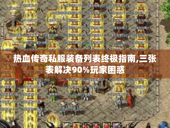 热血传奇私服装备列表终极指南,三张表解决90%玩家困惑 热血传奇私服装备列表终极指南,三张表解决90%玩家困惑