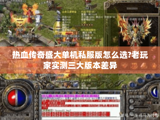 热血传奇盛大单机私服版怎么选?老玩家实测三大版本差异 热血传奇盛大单机私服版怎么选?老玩家实测三大版本差异