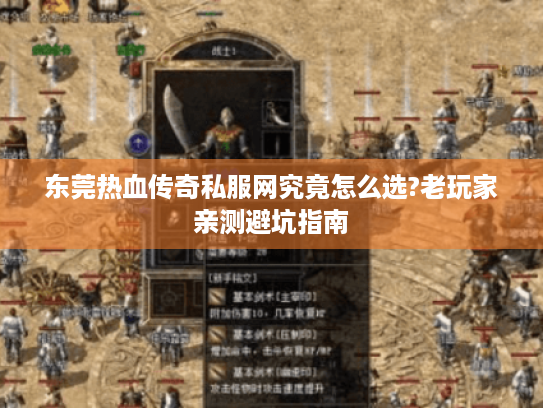 东莞热血传奇私服网究竟怎么选?老玩家亲测避坑指南 东莞热血传奇私服网究竟怎么选?老玩家亲测避坑指南