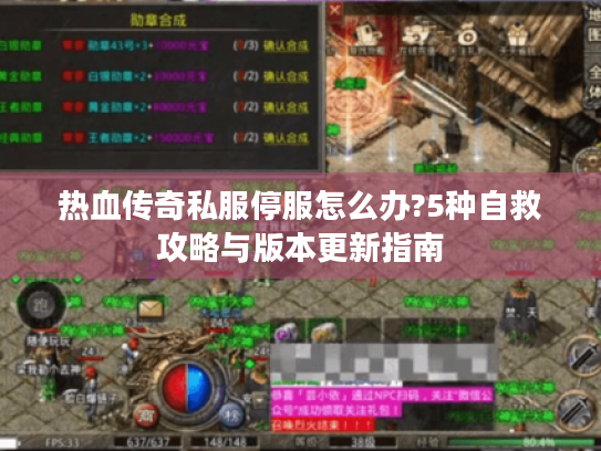 热血传奇私服停服怎么办?5种自救攻略与版本更新指南 热血传奇私服停服怎么办?5种自救攻略与版本更新指南