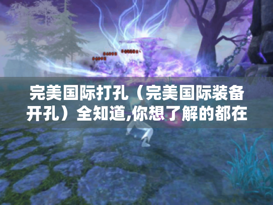 完美国际打孔(完美国际装备开孔)全知道,你想了解的都在这! 完美国际打孔(完美国际装备开孔)全知道,你想了解的都在这!