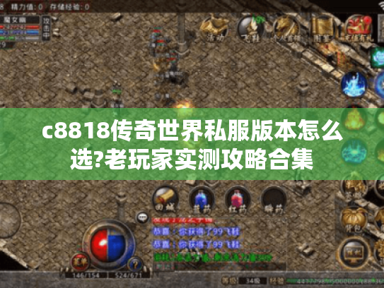 c8818传奇世界私服版本怎么选?老玩家实测攻略合集