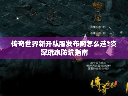 传奇世界新开私服发布网怎么选?资深玩家防坑指南 传奇世界新开私服发布网怎么选?资深玩家防坑指南