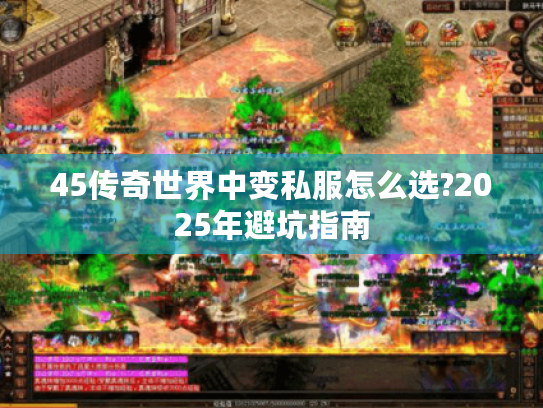 45传奇世界中变私服怎么选?2025年避坑指南