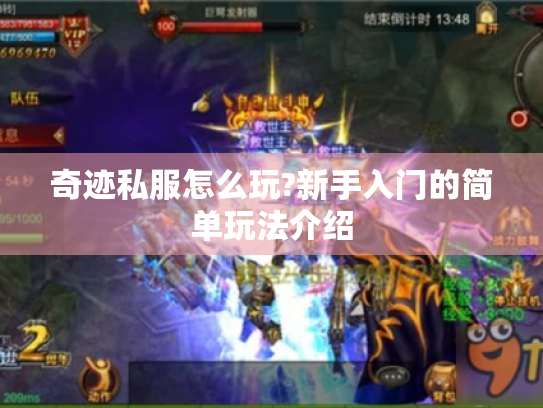 奇迹私服怎么玩?新手入门的简单玩法介绍 奇迹私服怎么玩?新手入门的简单玩法介绍
