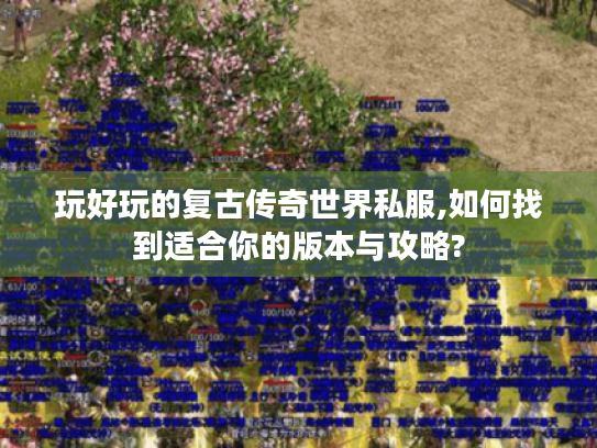 玩好玩的复古传奇世界私服,如何找到适合你的版本与攻略? 玩好玩的复古传奇世界私服,如何找到适合你的版本与攻略?
