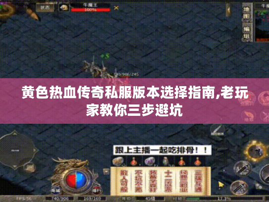 黄色热血传奇私服版本选择指南,老玩家教你三步避坑 黄色热血传奇私服版本选择指南,老玩家教你三步避坑