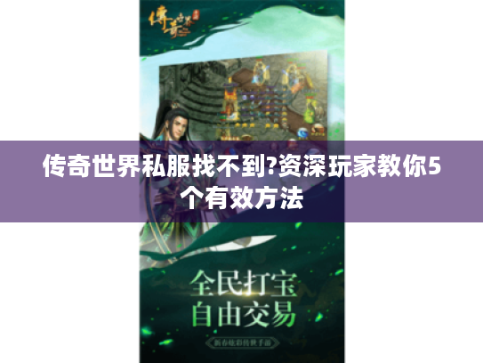 传奇世界私服找不到?资深玩家教你5个有效方法 传奇世界私服找不到?资深玩家教你5个有效方法
