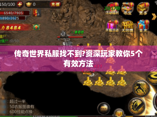 传奇世界私服找不到?资深玩家教你5个有效方法 传奇世界私服找不到?资深玩家教你5个有效方法