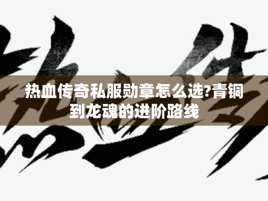 热血传奇私服勋章怎么选?青铜到龙魂的进阶路线 热血传奇私服勋章怎么选?青铜到龙魂的进阶路线