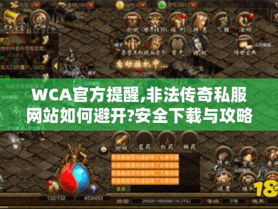 WCA官方提醒,非法传奇私服网站如何避开?安全下载与攻略指南