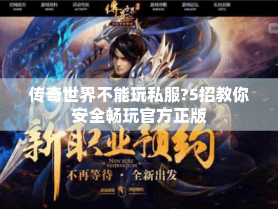 传奇世界不能玩私服?5招教你安全畅玩官方正版 传奇世界不能玩私服?5招教你安全畅玩官方正版