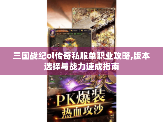 三国战纪ol传奇私服单职业攻略,版本选择与战力速成指南 三国战纪ol传奇私服单职业攻略,版本选择与战力速成指南