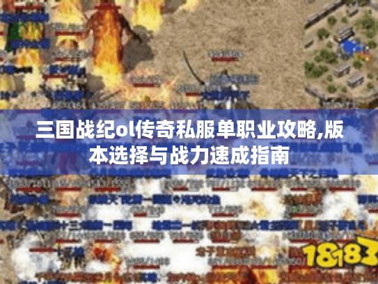 三国战纪ol传奇私服单职业攻略,版本选择与战力速成指南 三国战纪ol传奇私服单职业攻略,版本选择与战力速成指南