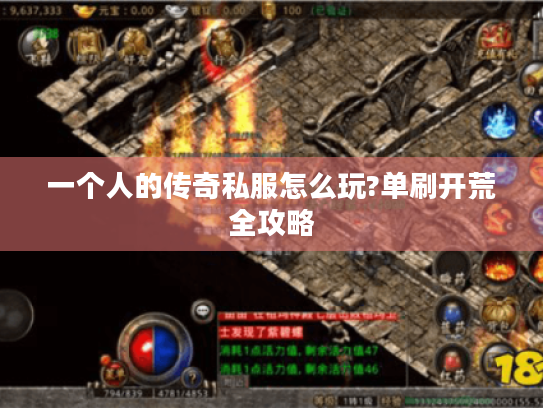 一个人的传奇私服怎么玩?单刷开荒全攻略 一个人的传奇私服怎么玩?单刷开荒全攻略