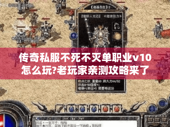 传奇私服不死不灭单职业v10怎么玩?老玩家亲测攻略来了 传奇私服不死不灭单职业v10怎么玩?老玩家亲测攻略来了