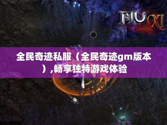 全民奇迹私服(全民奇迹gm版本),畅享独特游戏体验 全民奇迹私服(全民奇迹gm版本),畅享独特游戏体验