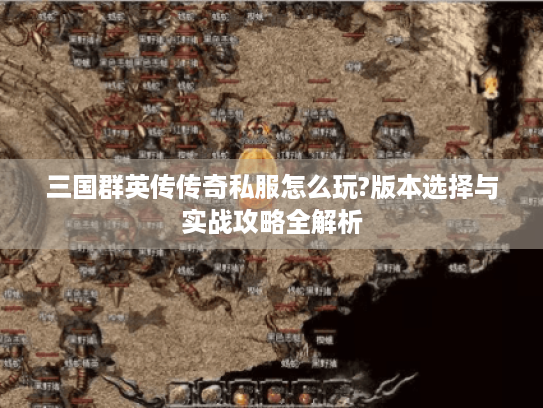 三国群英传传奇私服怎么玩?版本选择与实战攻略全解析 三国群英传传奇私服怎么玩?版本选择与实战攻略全解析