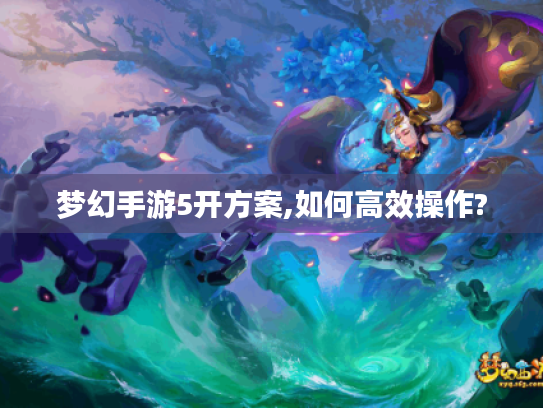 梦幻手游5开方案,如何高效操作?