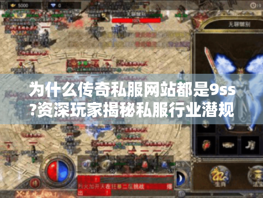 为什么传奇私服网站都是9ss?资深玩家揭秘私服行业潜规则 为什么传奇私服网站都是9ss?资深玩家揭秘私服行业潜规则