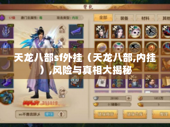 天龙八部sf外挂（天龙八部,内挂）,风险与真相大揭秘