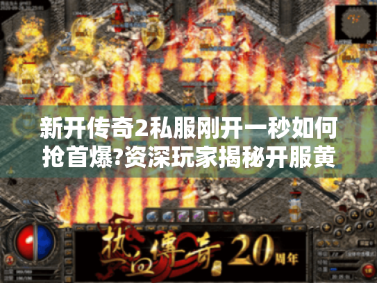 新开传奇2私服刚开一秒如何抢首爆?资深玩家揭秘开服黄金三分钟
