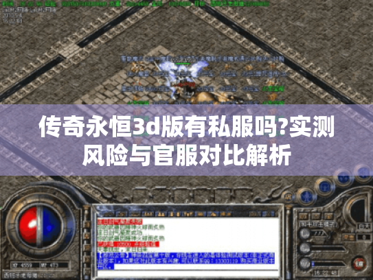 传奇永恒3d版有私服吗?实测风险与官服对比解析 传奇永恒3d版有私服吗?实测风险与官服对比解析