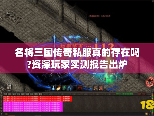 名将三国传奇私服真的存在吗?资深玩家实测报告出炉