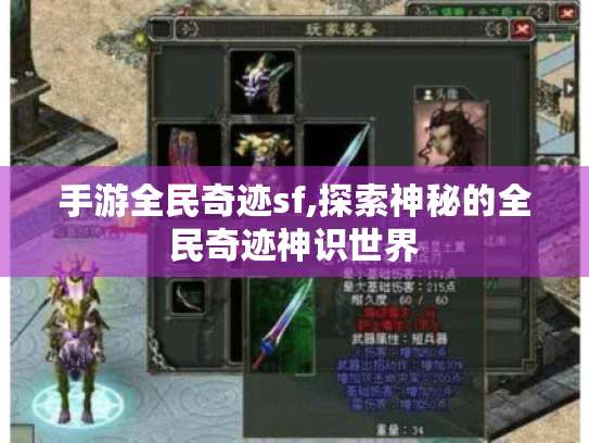 手游全民奇迹sf,探索神秘的全民奇迹神识世界 手游全民奇迹sf,探索神秘的全民奇迹神识世界