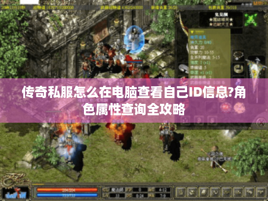 传奇私服怎么在电脑查看自己ID信息?角色属性查询全攻略 传奇私服怎么在电脑查看自己ID信息?角色属性查询全攻略