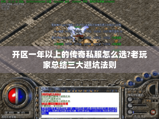 开区一年以上的传奇私服怎么选?老玩家总结三大避坑法则 开区一年以上的传奇私服怎么选?老玩家总结三大避坑法则