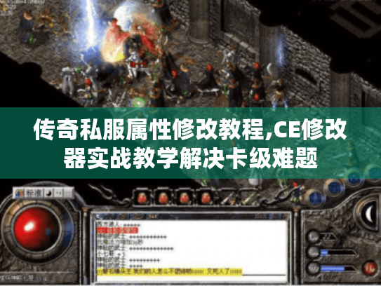 传奇私服属性修改教程,CE修改器实战教学解决卡级难题 传奇私服属性修改教程,CE修改器实战教学解决卡级难题