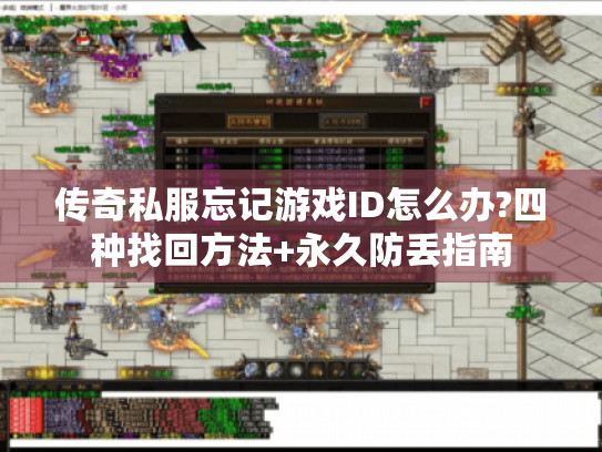 传奇私服忘记游戏ID怎么办?四种找回方法+永久防丢指南