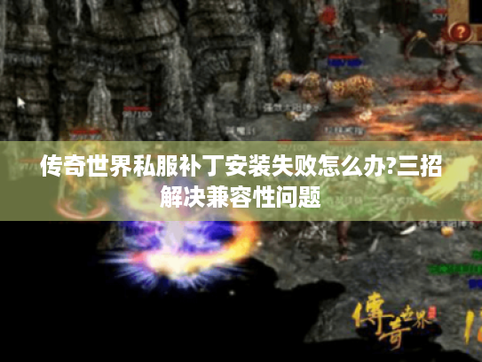 传奇世界私服补丁安装失败怎么办?三招解决兼容性问题 传奇世界私服补丁安装失败怎么办?三招解决兼容性问题