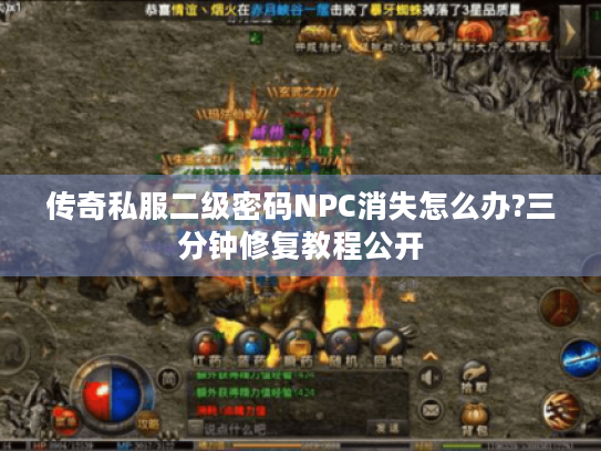 传奇私服二级密码NPC消失怎么办?三分钟修复教程公开 传奇私服二级密码NPC消失怎么办?三分钟修复教程公开