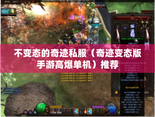 不变态的奇迹私服(奇迹变态版手游高爆单机)推荐 不变态的奇迹私服(奇迹变态版手游高爆单机)推荐