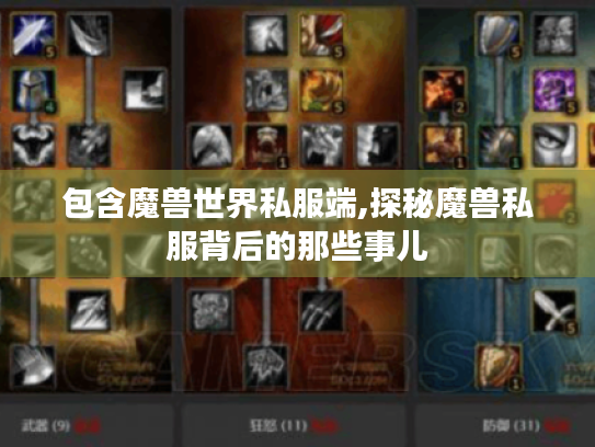 包含魔兽世界私服端,探秘魔兽私服背后的那些事儿 包含魔兽世界私服端,探秘魔兽私服背后的那些事儿