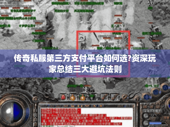 传奇私服第三方支付平台如何选?资深玩家总结三大避坑法则