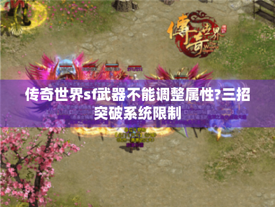 传奇世界sf武器不能调整属性?三招突破系统限制