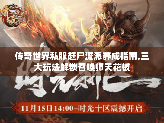 传奇世界私服赶尸流派养成指南,三大玩法解锁召唤师天花板