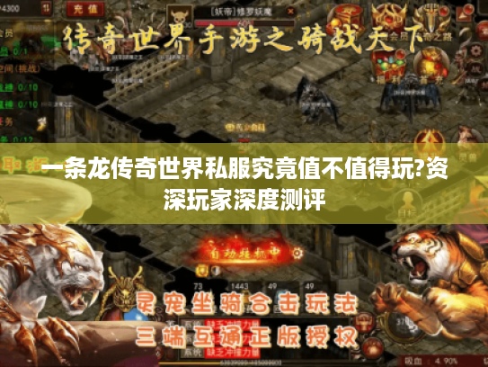 一条龙传奇世界私服究竟值不值得玩?资深玩家深度测评 一条龙传奇世界私服究竟值不值得玩?资深玩家深度测评