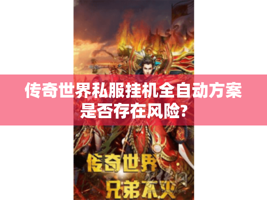 传奇世界私服挂机全自动方案是否存在风险?
